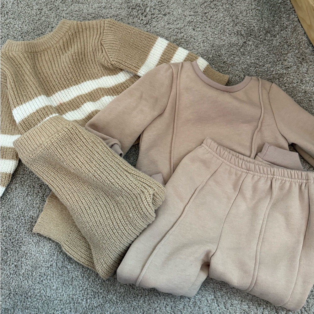 2 co-ord winter sets - toddlers (2-3 years)